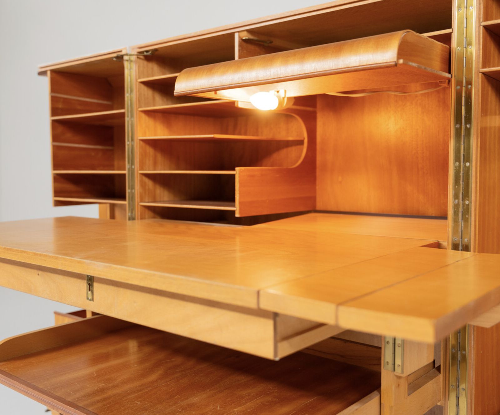 Mid Century Magic Box Desk By Mummenthaler & Meier, Switzerland, 1955 photo for sale