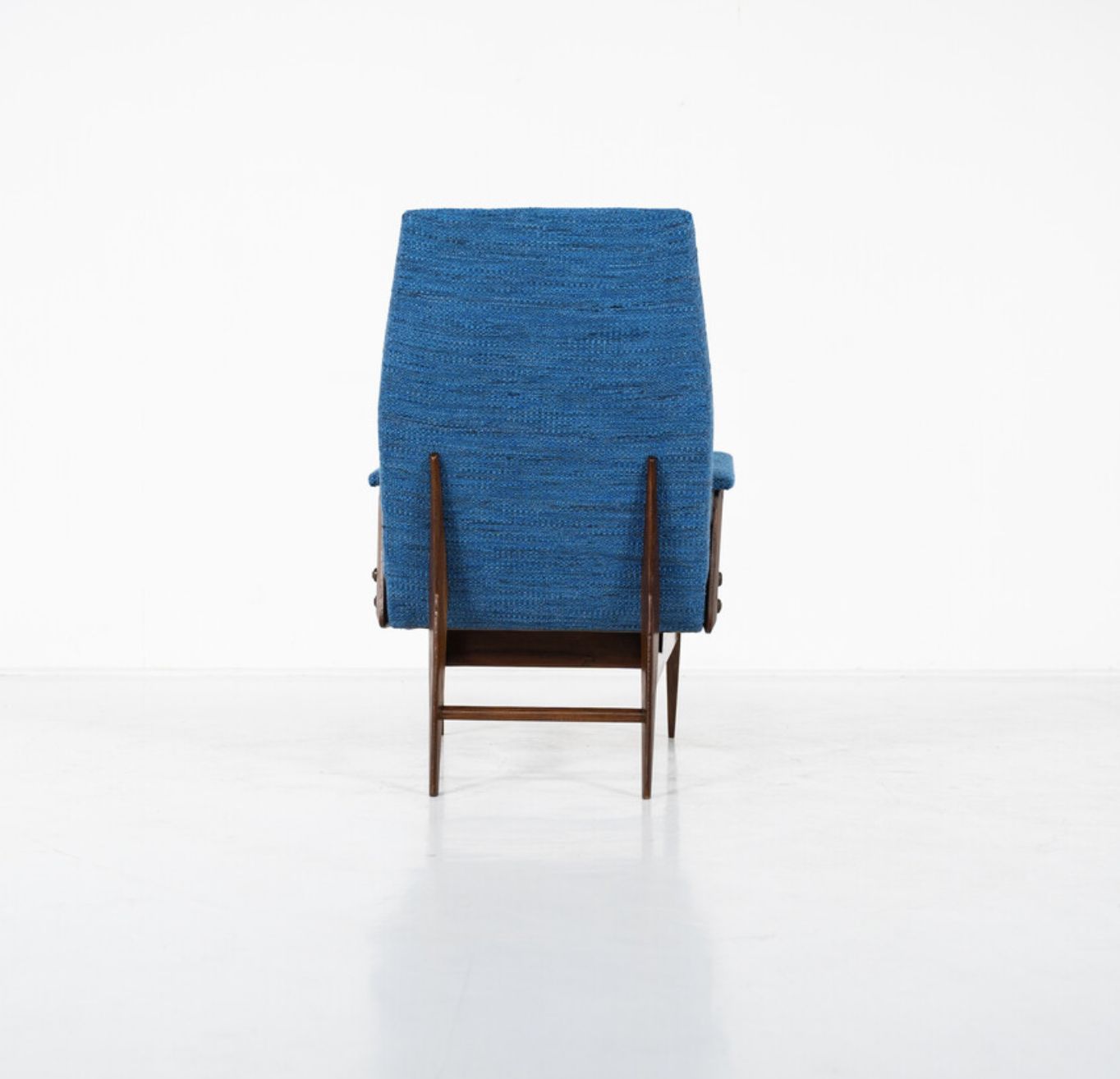 photo for sale Mid Century Modern Pair Of Armchairs By Vittorio Dassi, Italy, 1960s – New Upholstery
