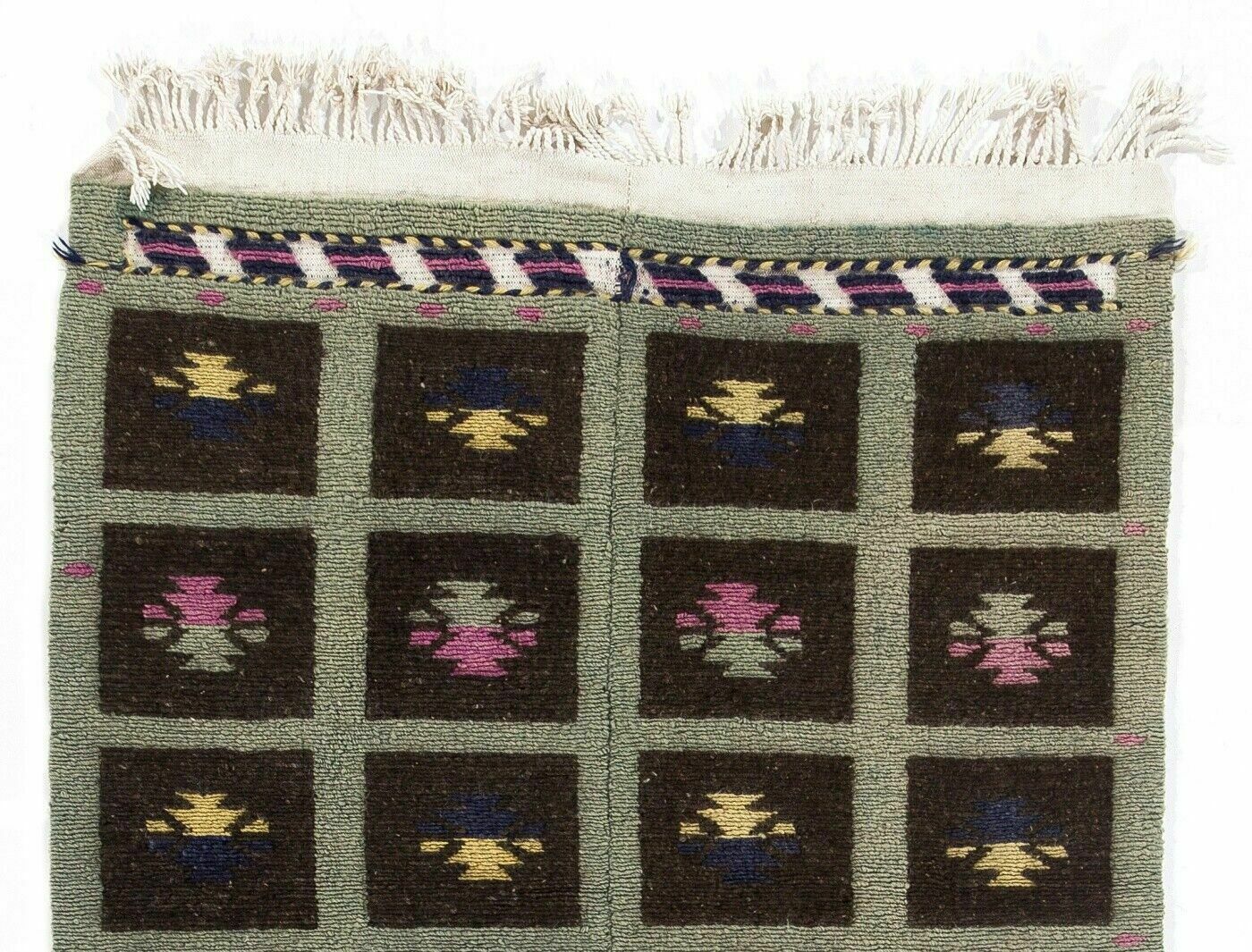 3.5x5 Ft Cute Mid Century Anatolian Accent Rug, Hand Knotted Tulu Carpet photo furniture