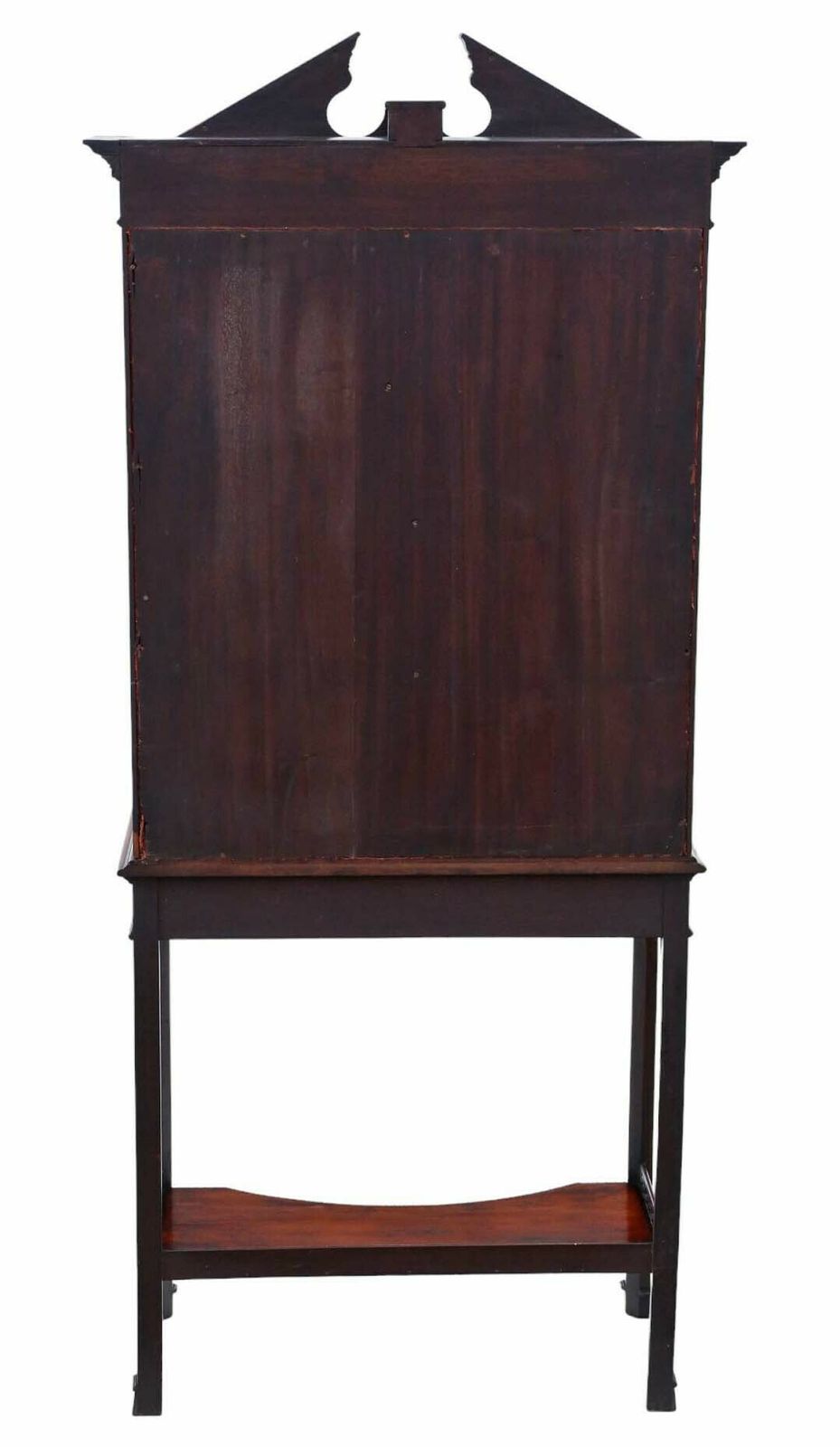 photo for sale 19th Century Antique Chinoiserie Pier Display Cabinet   Edwards & Roberts Mahogany