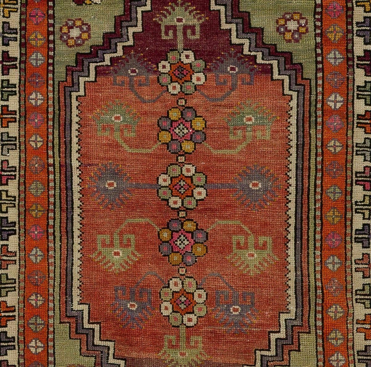3.4x5 Ft Semi Antique Turkish Dazkiri Village Rug, A Joyful Collectors Carpet photo Textiles
