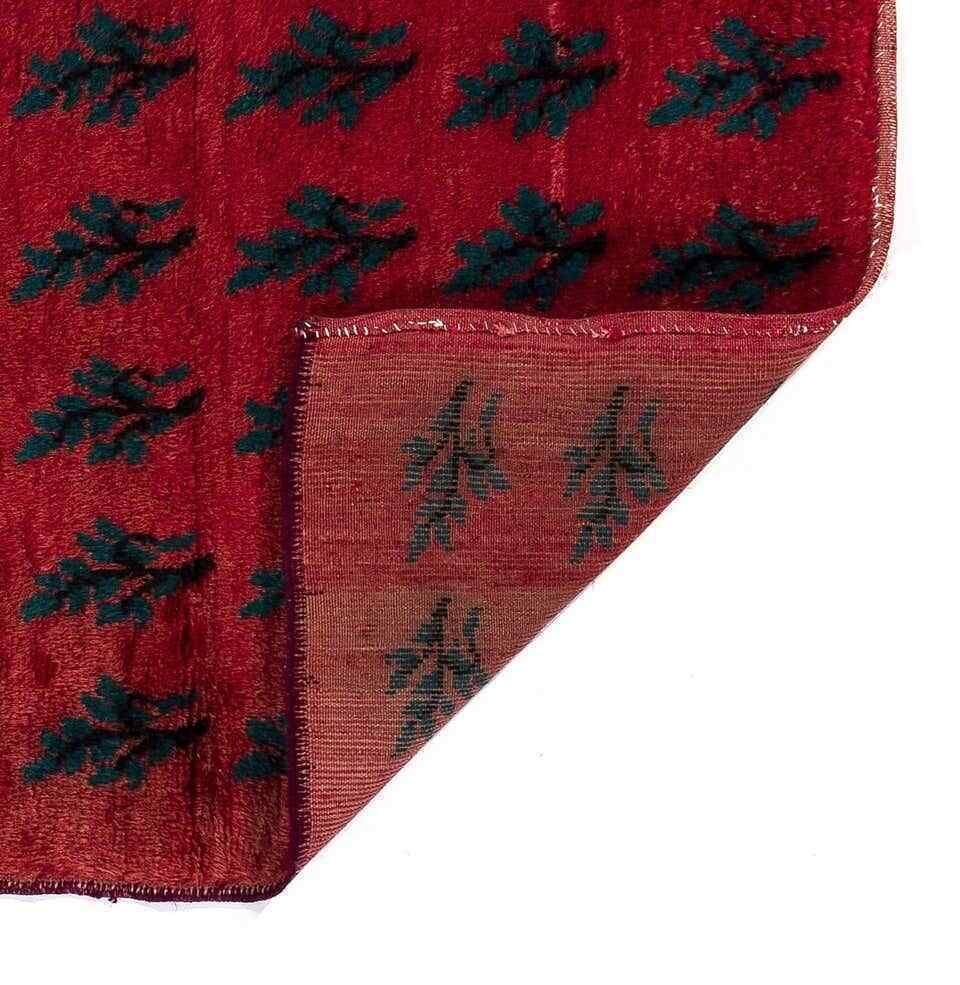 3.5x6.7 Ft Serrated Leaves" Rug From Central Anatolia photo 425.0