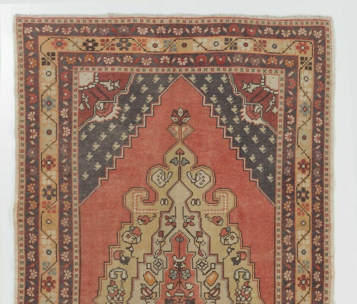 Ft One Of A Kind Handmade Vintage Oriental Rug For Traditional Interiors photo furniture