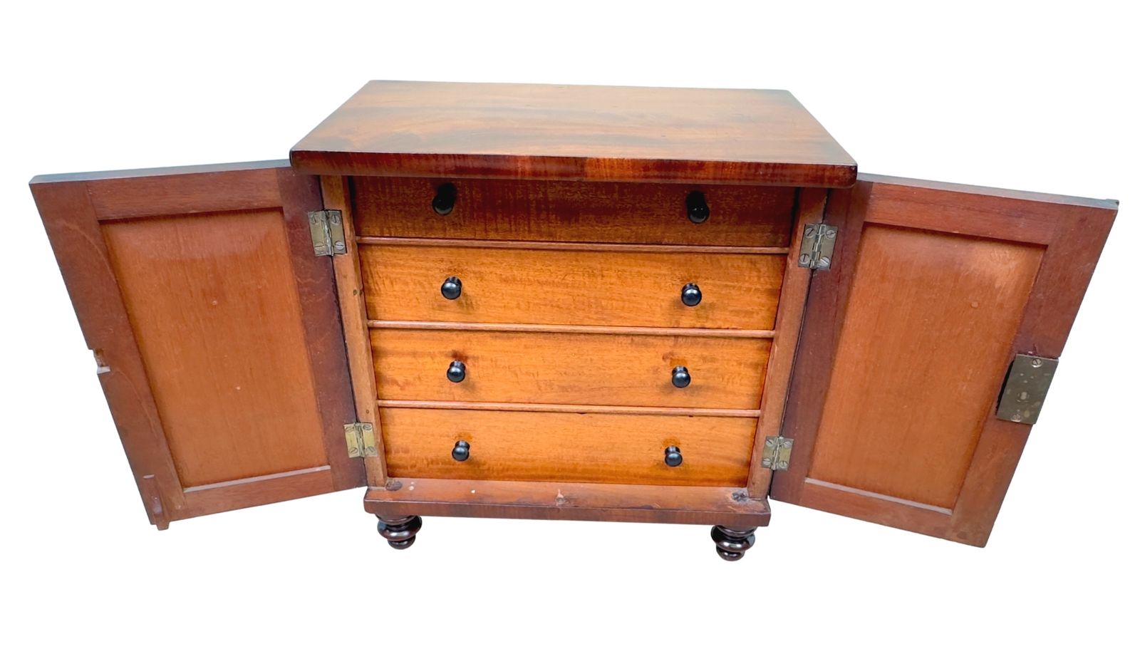 Regency Mahogany Miniature Cabinet (England, Circa 1820) photo 2600.0