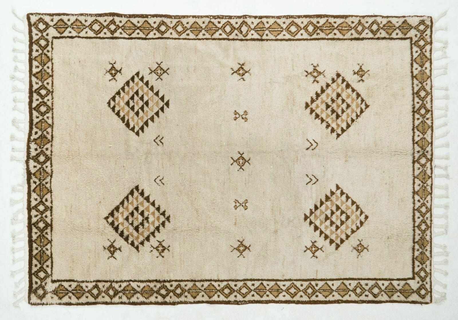 Handmade Vintage Tulu Rug, All Natural Undyed Wool, Custom Options Avl photo 1188.0