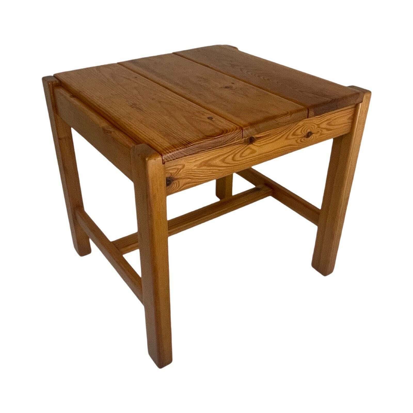 Gilbert Marklund   Furusnickarn   Sweden   Pine Wood   Side Or Coffee Table / Stool photo 402.0