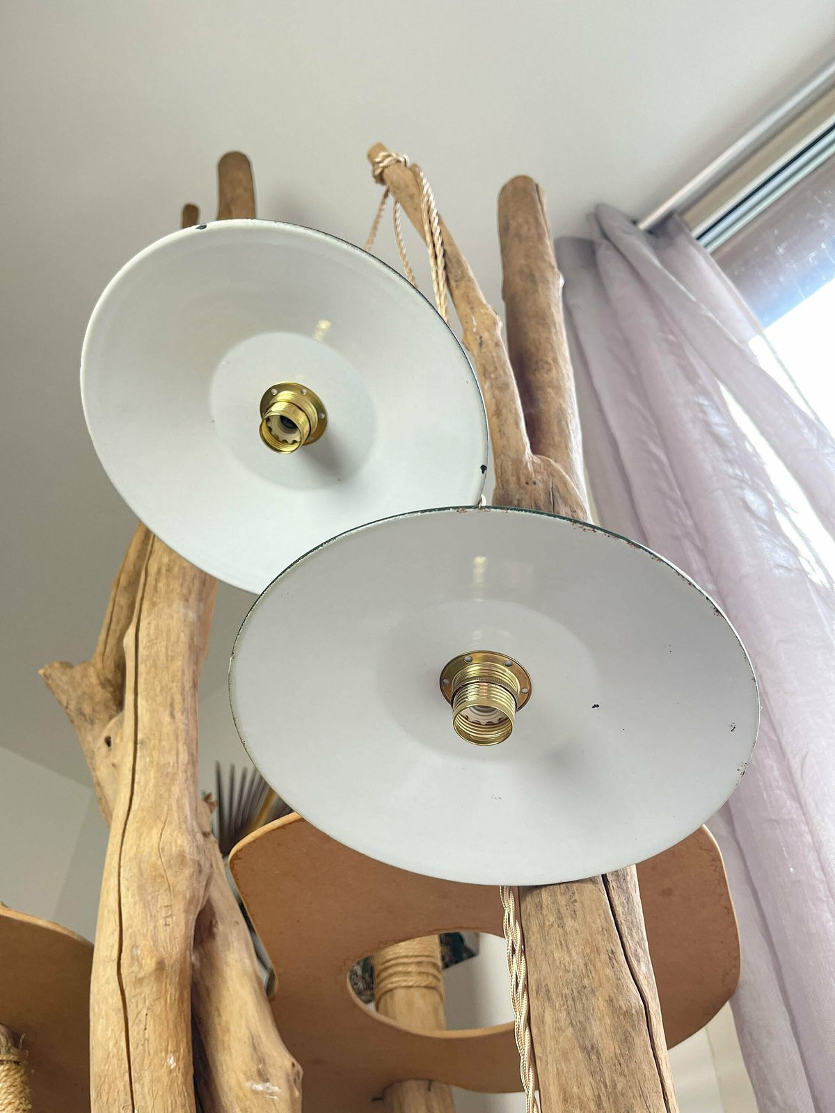 Vintage Lampshade In Customizable Green Enameled Sheet Metal   Vintage Industrial Style Light Pendant Light   Old Sheet Metal Lampshade photo buy