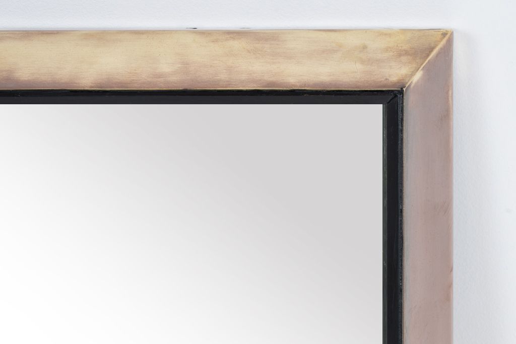 Max Ingrand For Fontana Arte. Polished Metal Mirror. 1960s. photo furniture