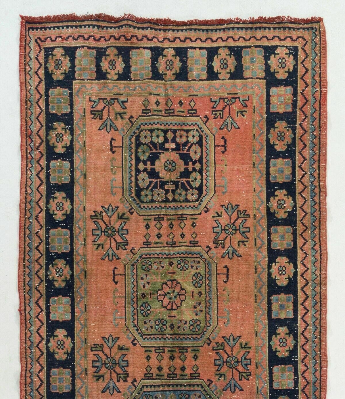One Of A Kind Vintage Handmade Turkish Village Runner Rug For Hallway photo furniture