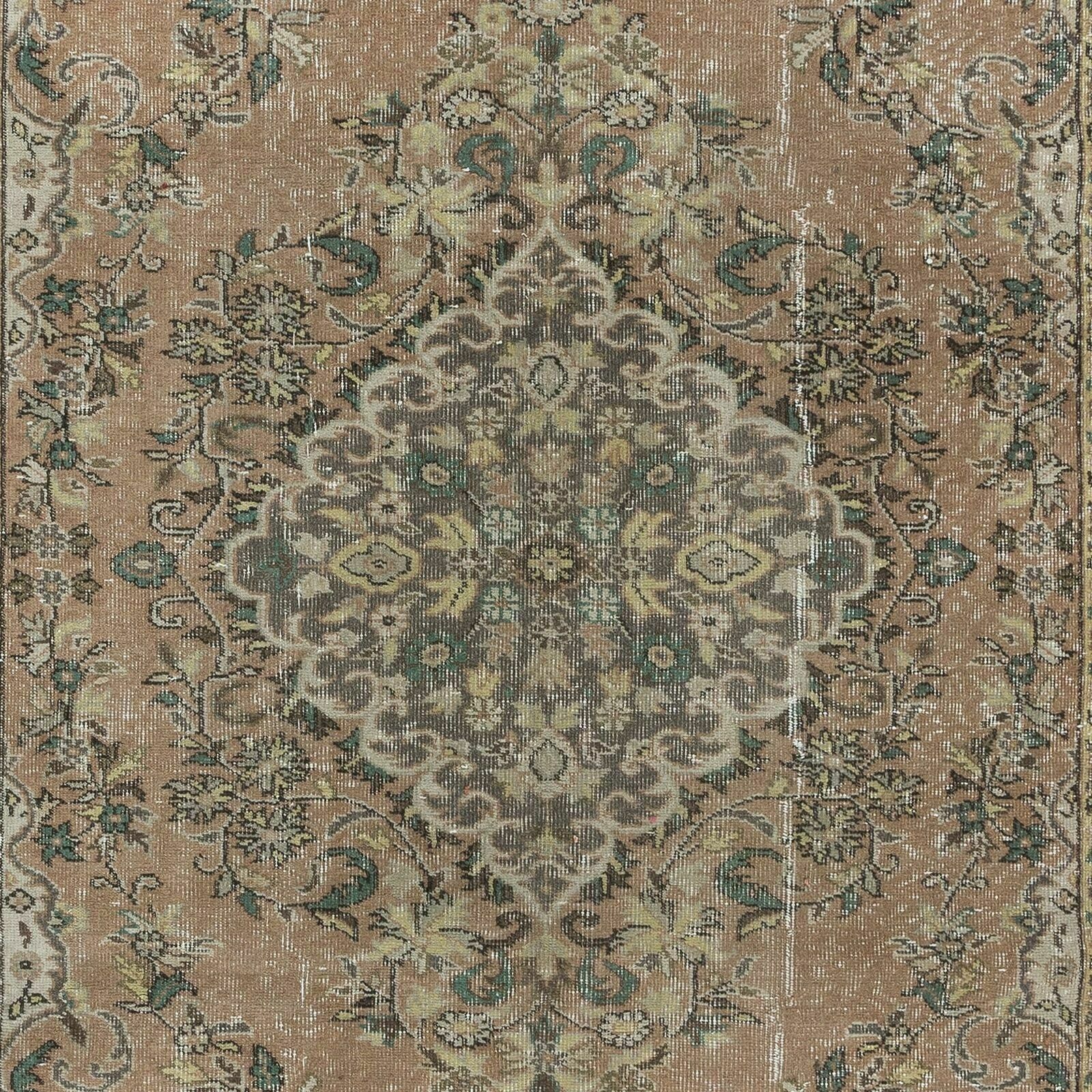 Handmade Village Rug, Ca 1960, Vintage Turkish Wool Carpet photo 396.0