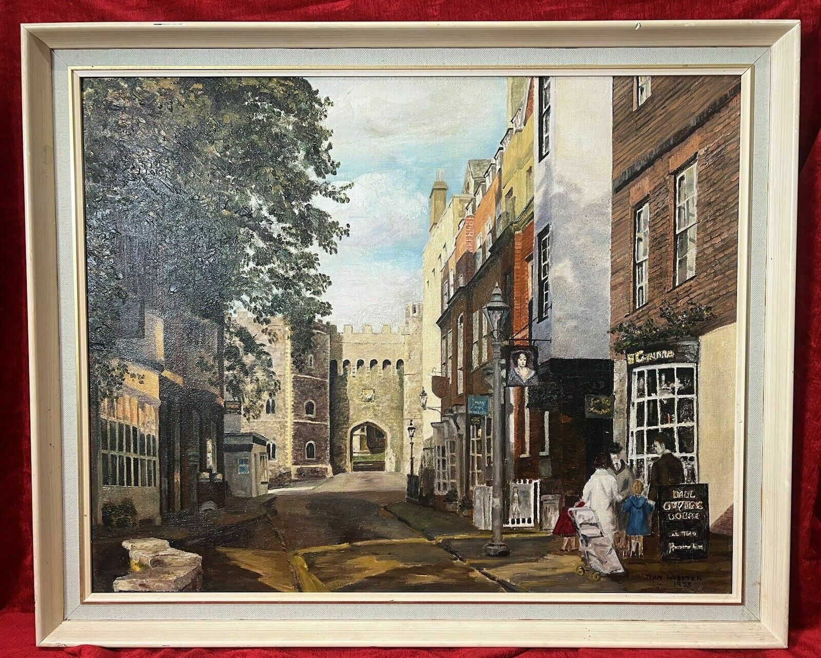 20th Century Fine Art Cityscape Of York By Artist Jean Webster