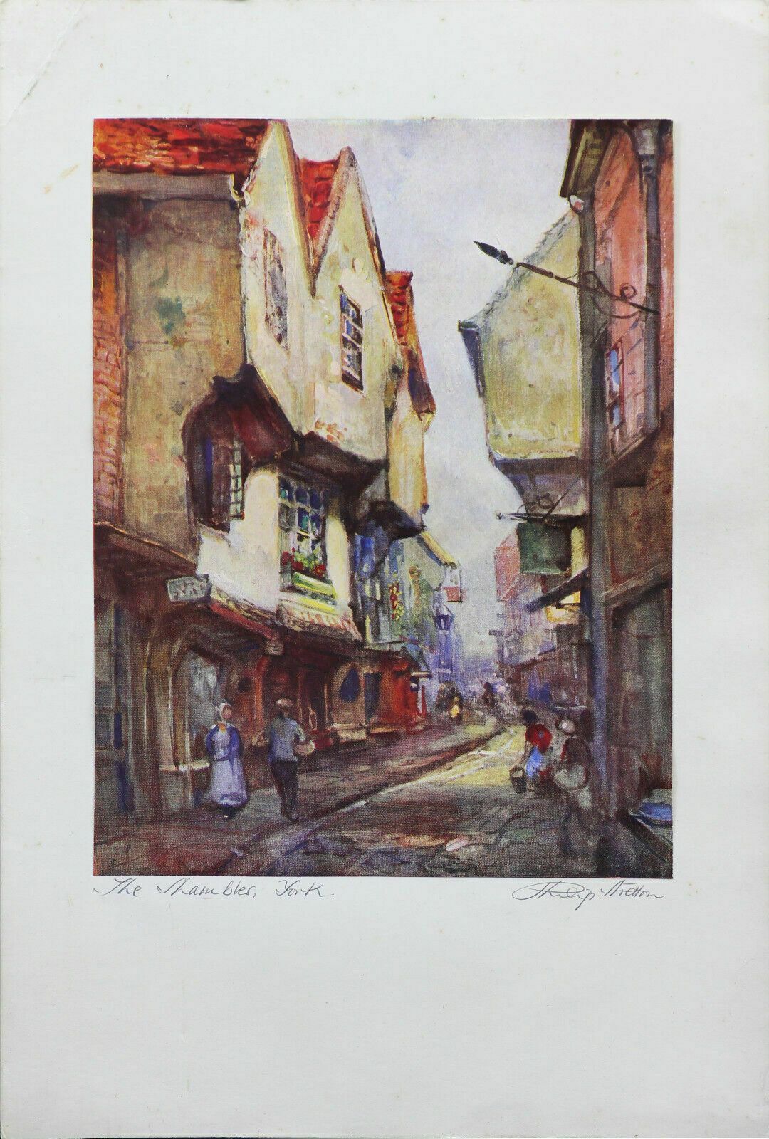 photo for sale 3 Prints Of York By Peter Stretton. The Shambles, High Petergate And Monk Bar.