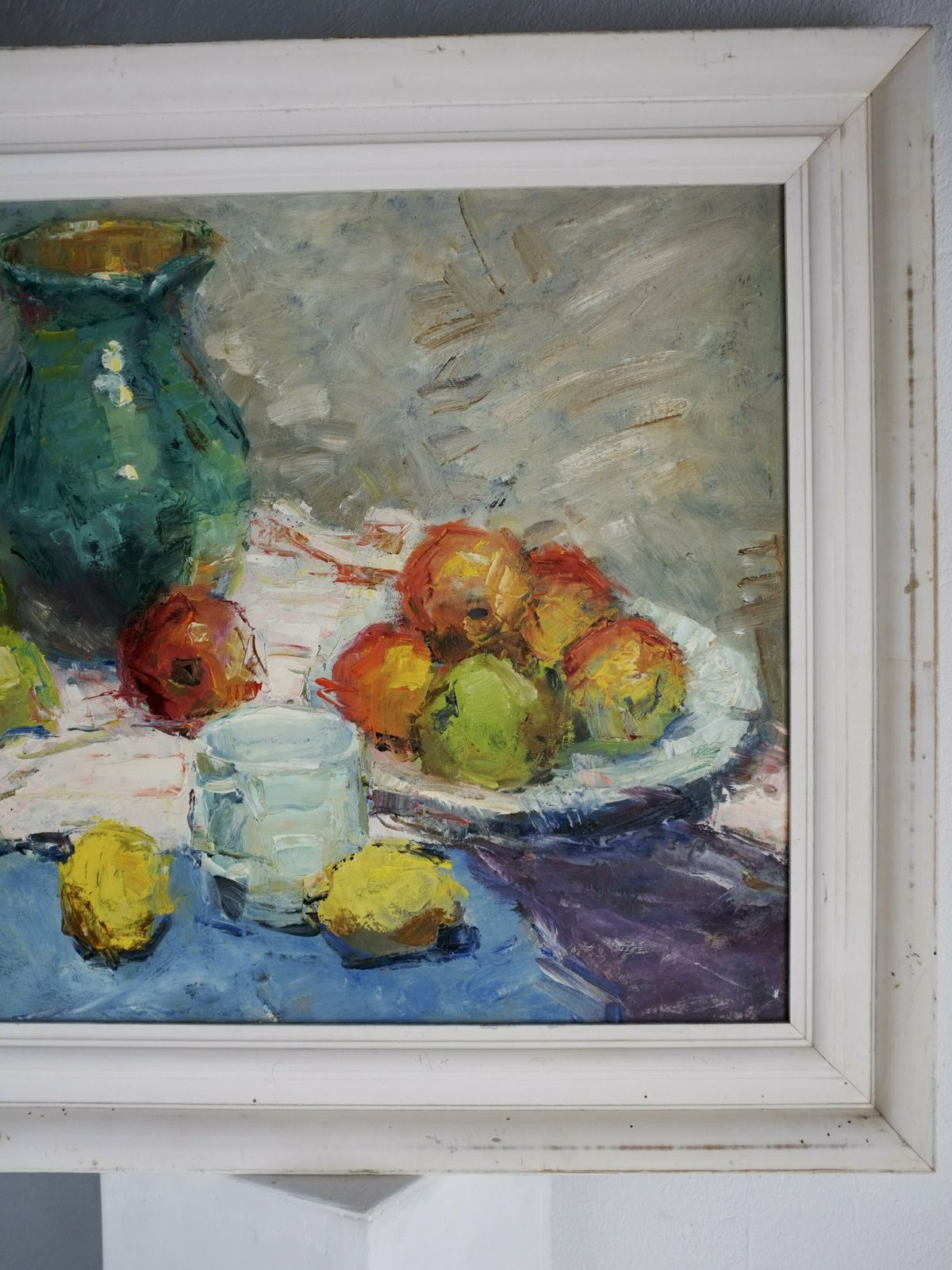 Vintage Still Life Oil Painting | Leonid Moshenkov | 1980s photo vintage