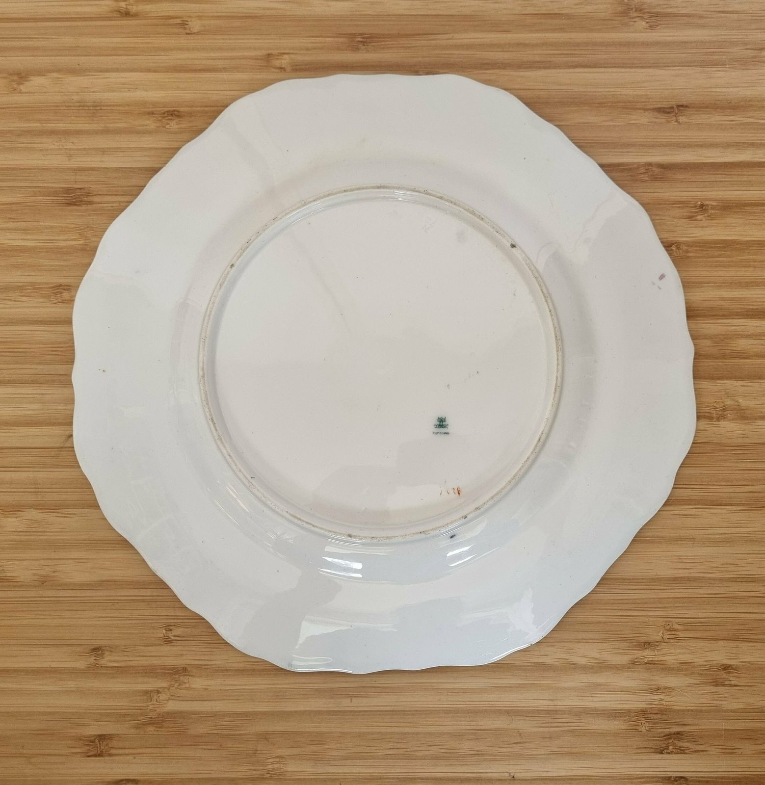 Antique Copeland Spode Indian Tree Plate, English Hand Painted Floral China, Scalloped Edge 9.5 Inch photo buy