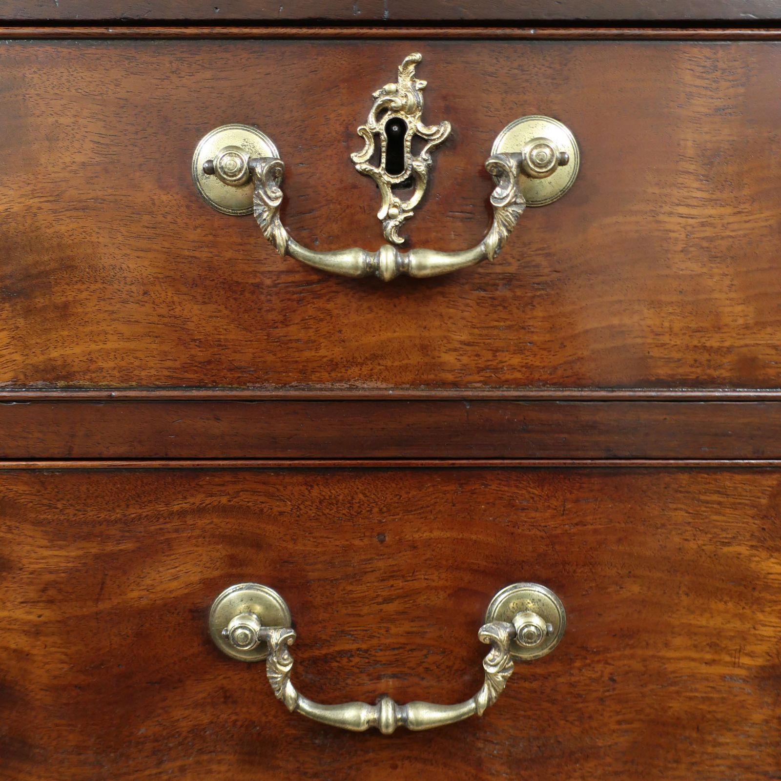 Chippendale Period Mahogany Antique Chest On Chest photo furniture