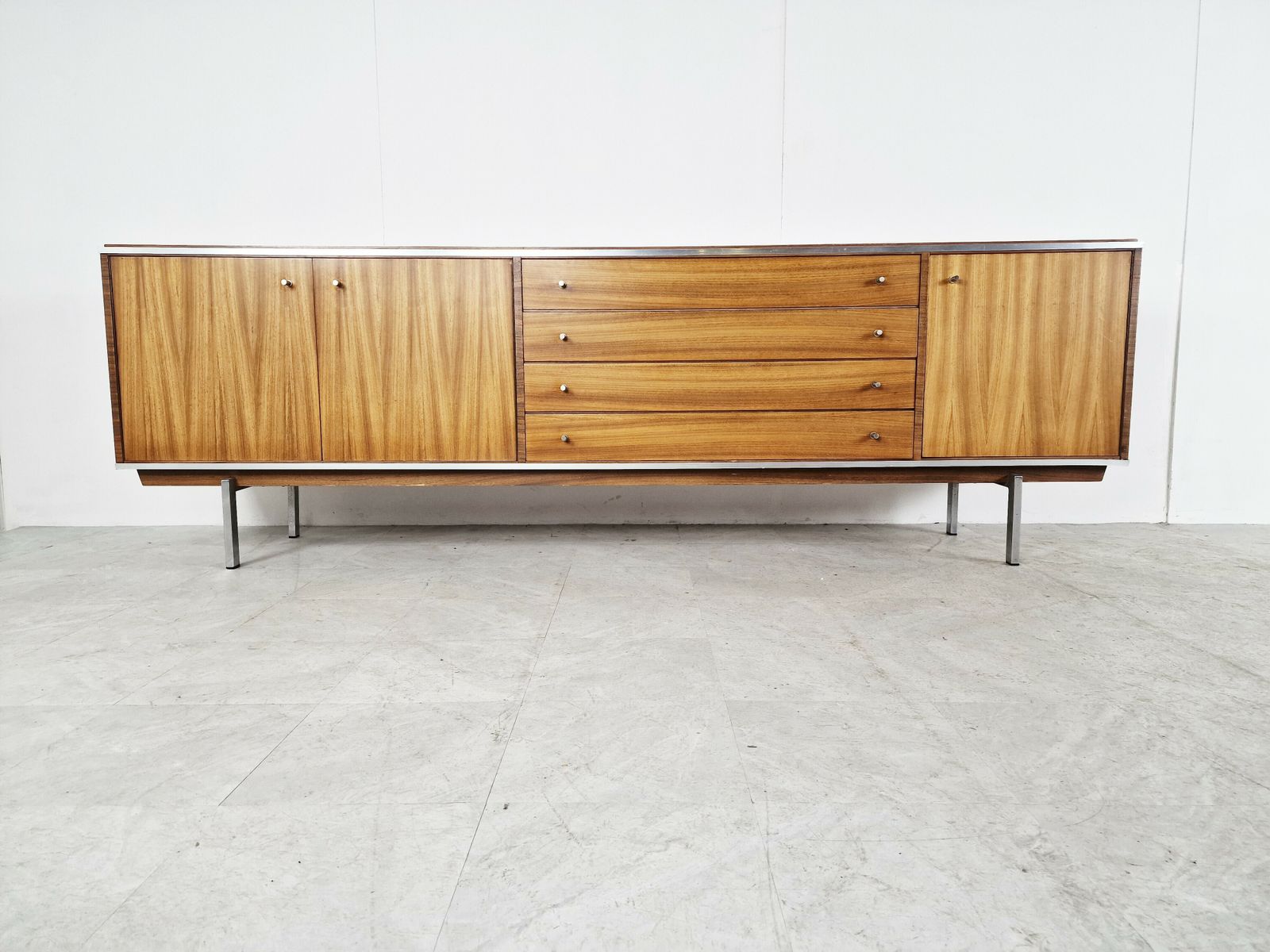 Vintage Sideboard By Pieter De Bruyne For Al Meubel, 1960s photo Furniture