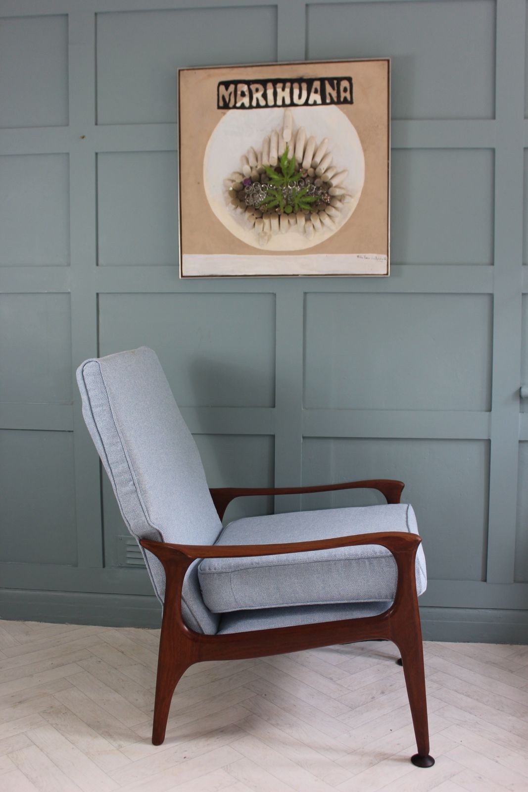 photo vintage Midcentury Fred Lowen Fler Sc58 Armchairs