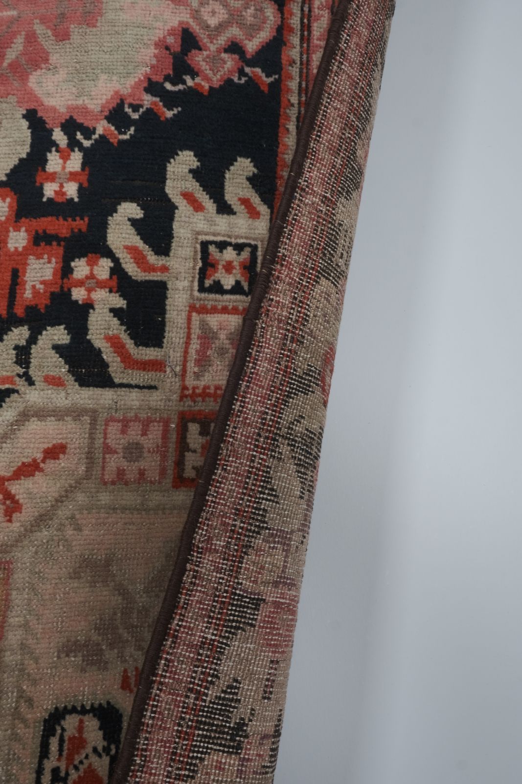Neoclassical Style Caucasian Style Runner, Extra Long Hallway Carpet photo vintage