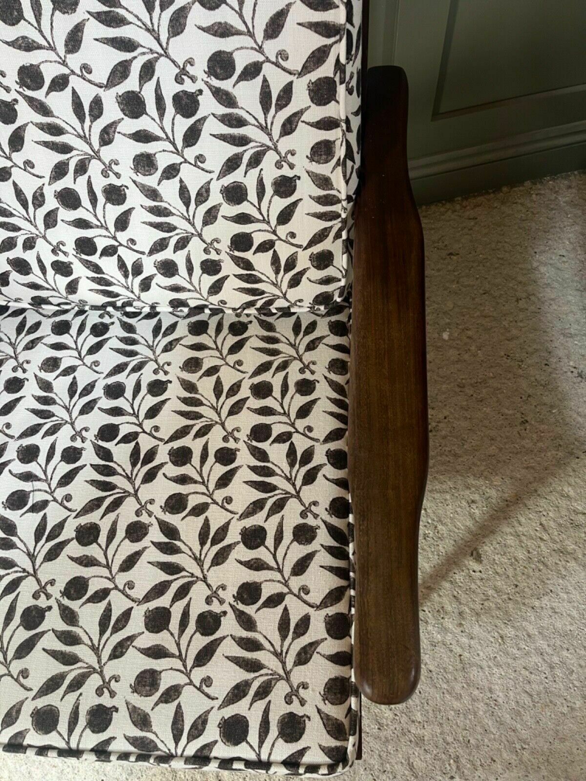 photo for sale Vintage Teak Armchair Guy Rogers Style Circa 1960’s Refurbished