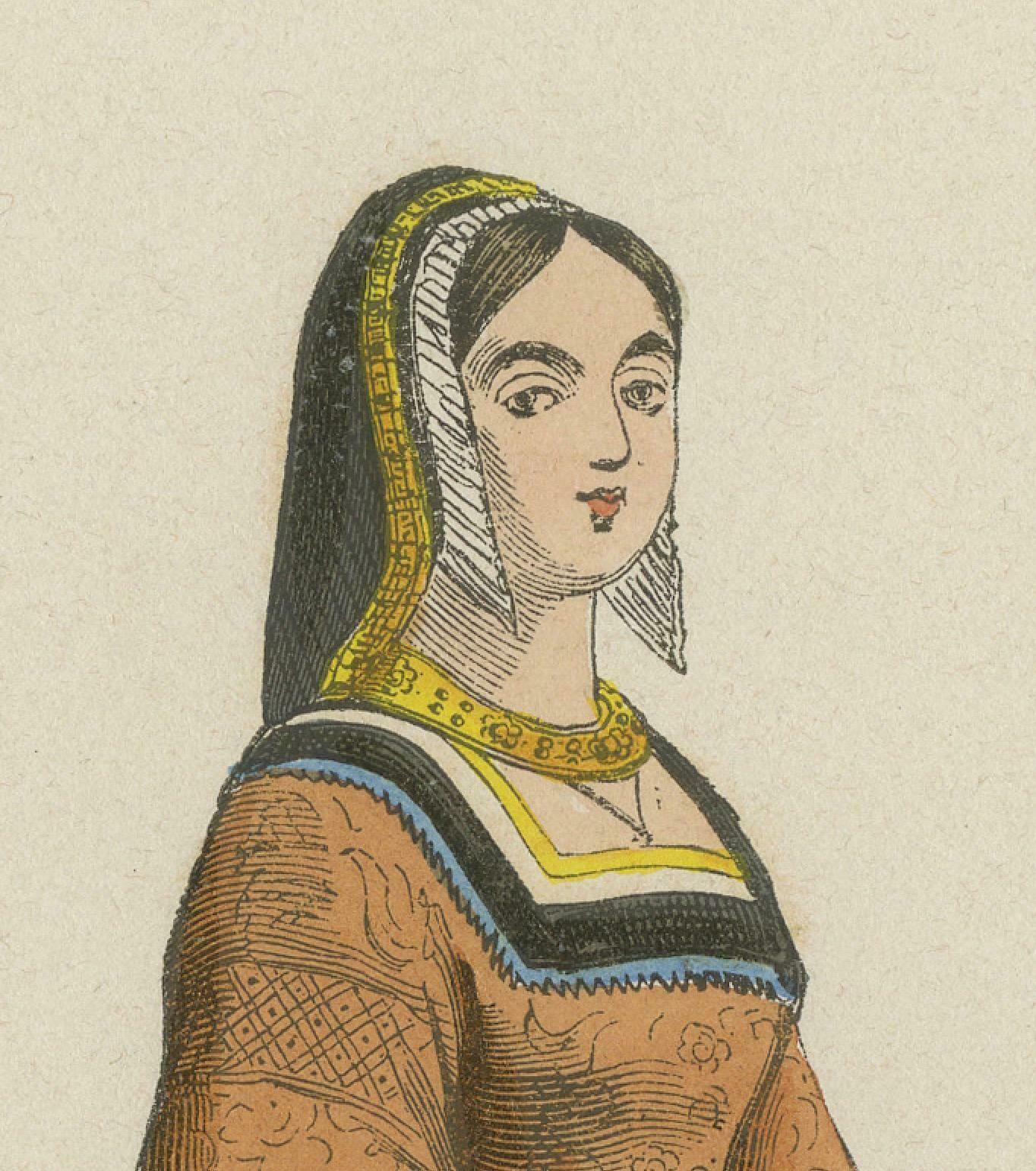 Anne Of Brittany: Elegance Of A Duchess, 1847 photo Art