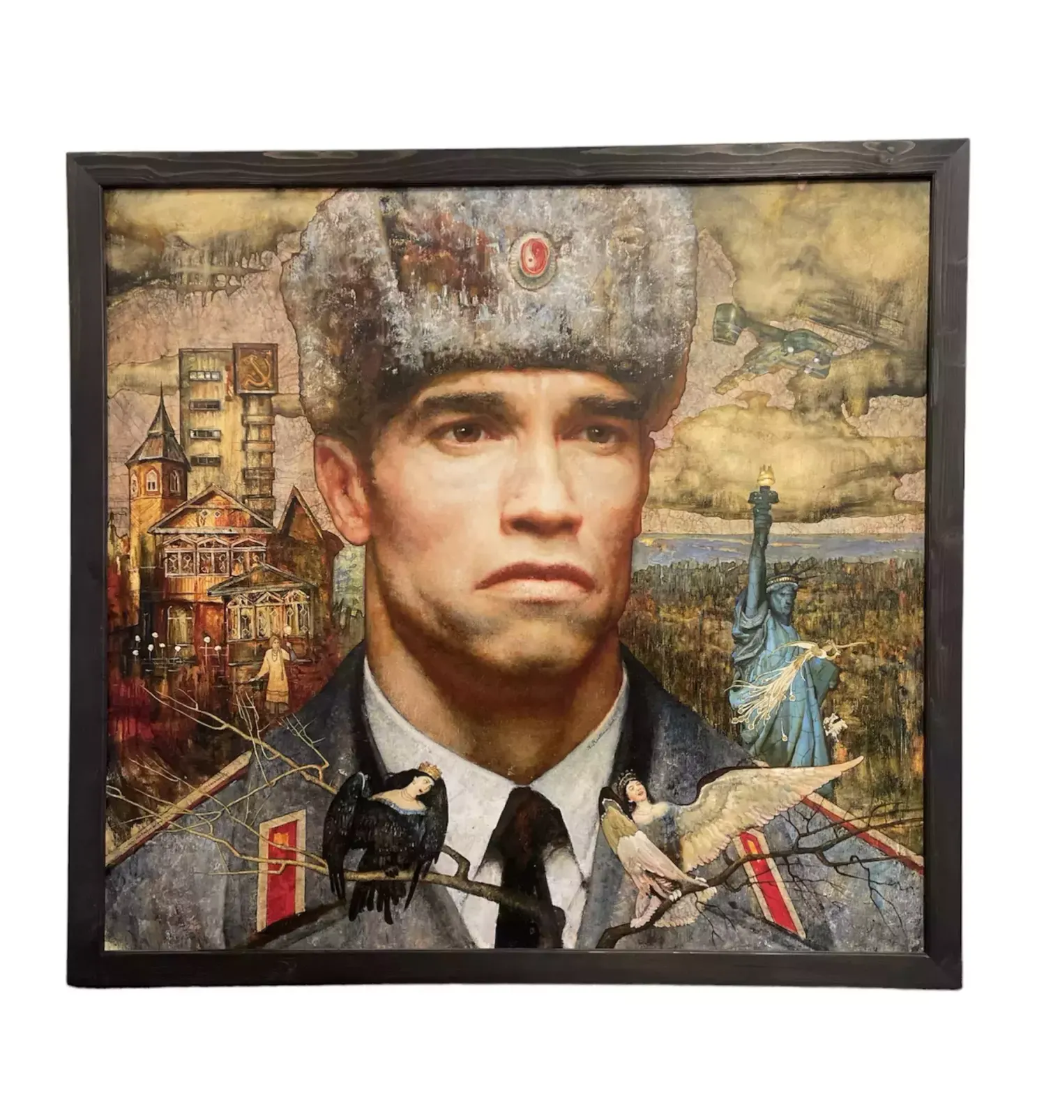 Giclée Print On Canvas, Dankos Burning Heart, 2023, By Kartashov Andrey, Russia, 21st Century. 1 Of 250 Limited Prints. photo for sale