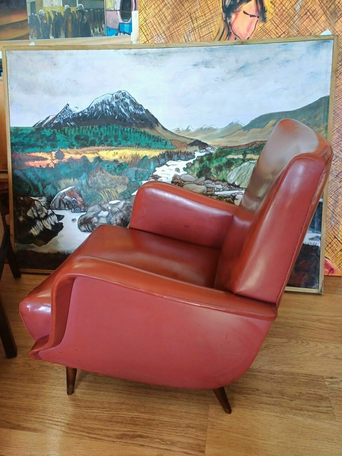 Carlo De Carli Armchair Model 806 By Cassina Italy 1950s Mid Century 2 Available photo for sale