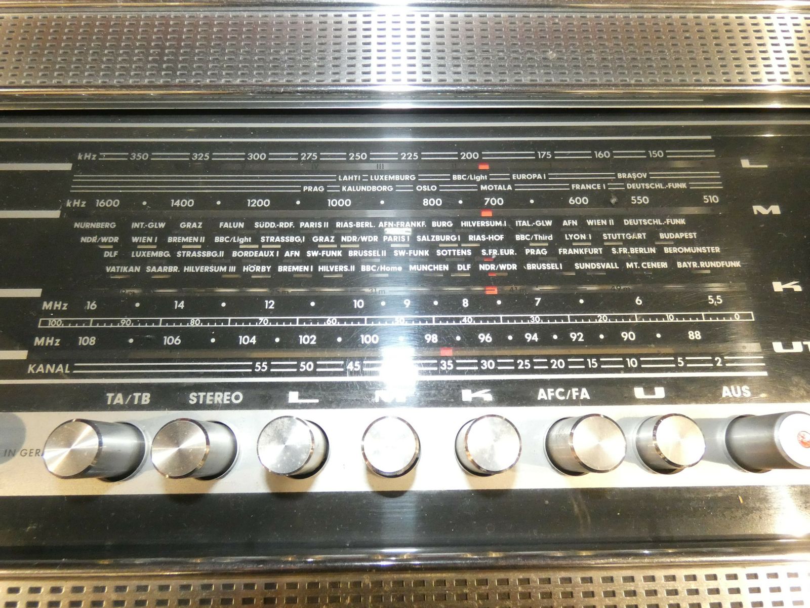 photo furniture German Radio And Turntable Console By Grundig, 1968