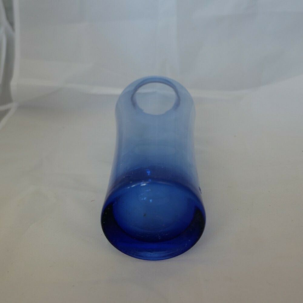 1960s Blue Glass Vase By Tamara Aladin For Riihimäen Lasi Oy photo Home Decor