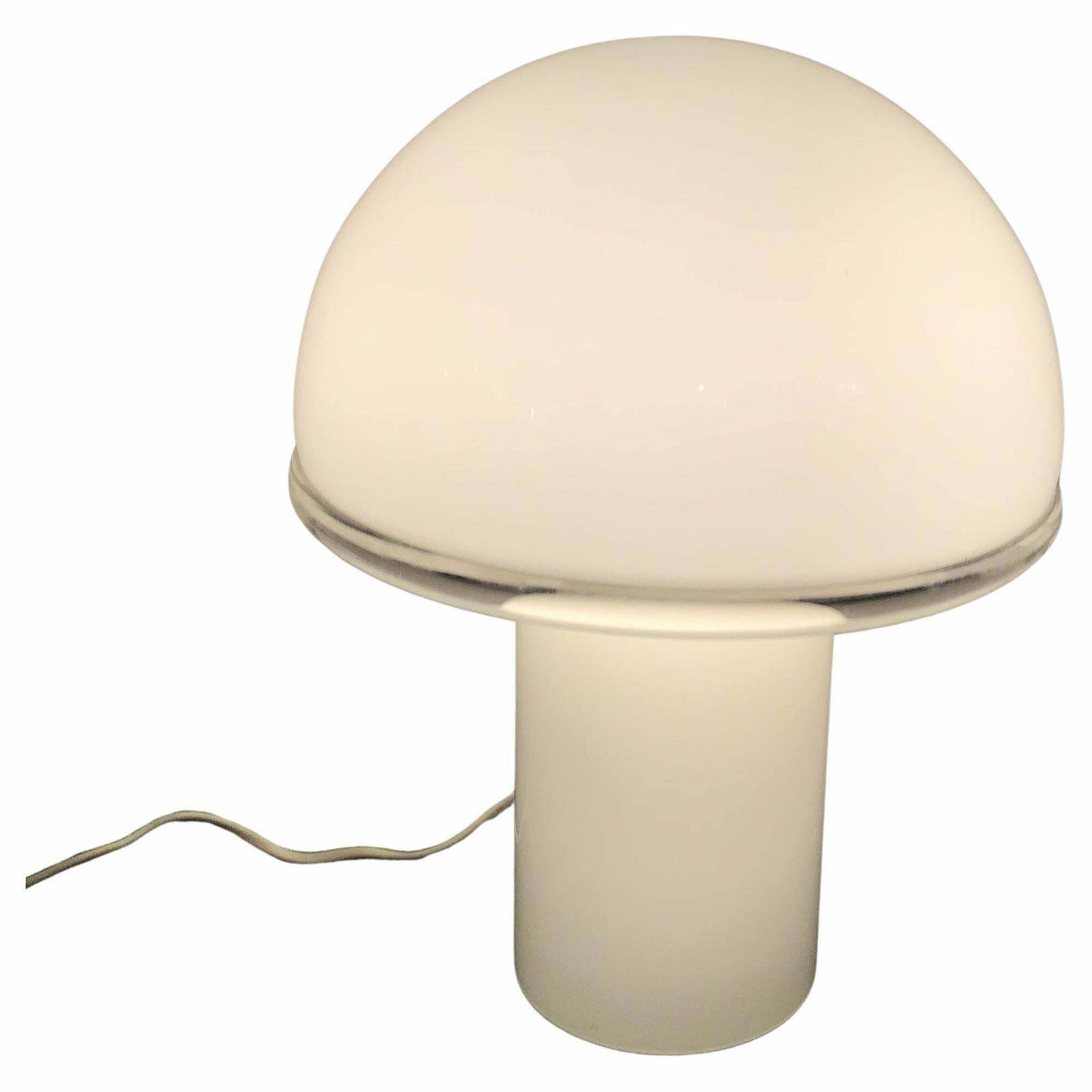 Luciano Vistosi Artemide Table Lamp Murano Glass Metal 1970 Italy