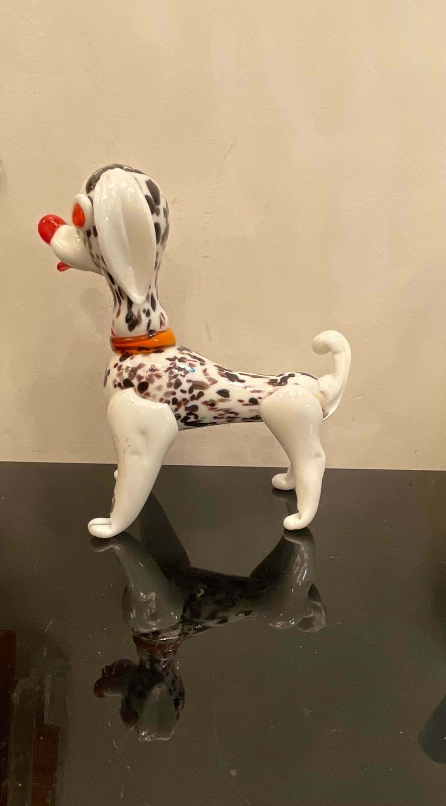 Dalmatian Dog In Murano Glass   Made In Italy 1970   Attributed To Vistosi photo furniture