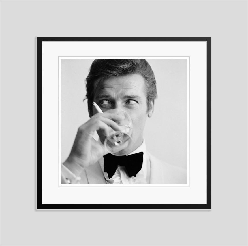 Shaken Not Stirred Black Framed