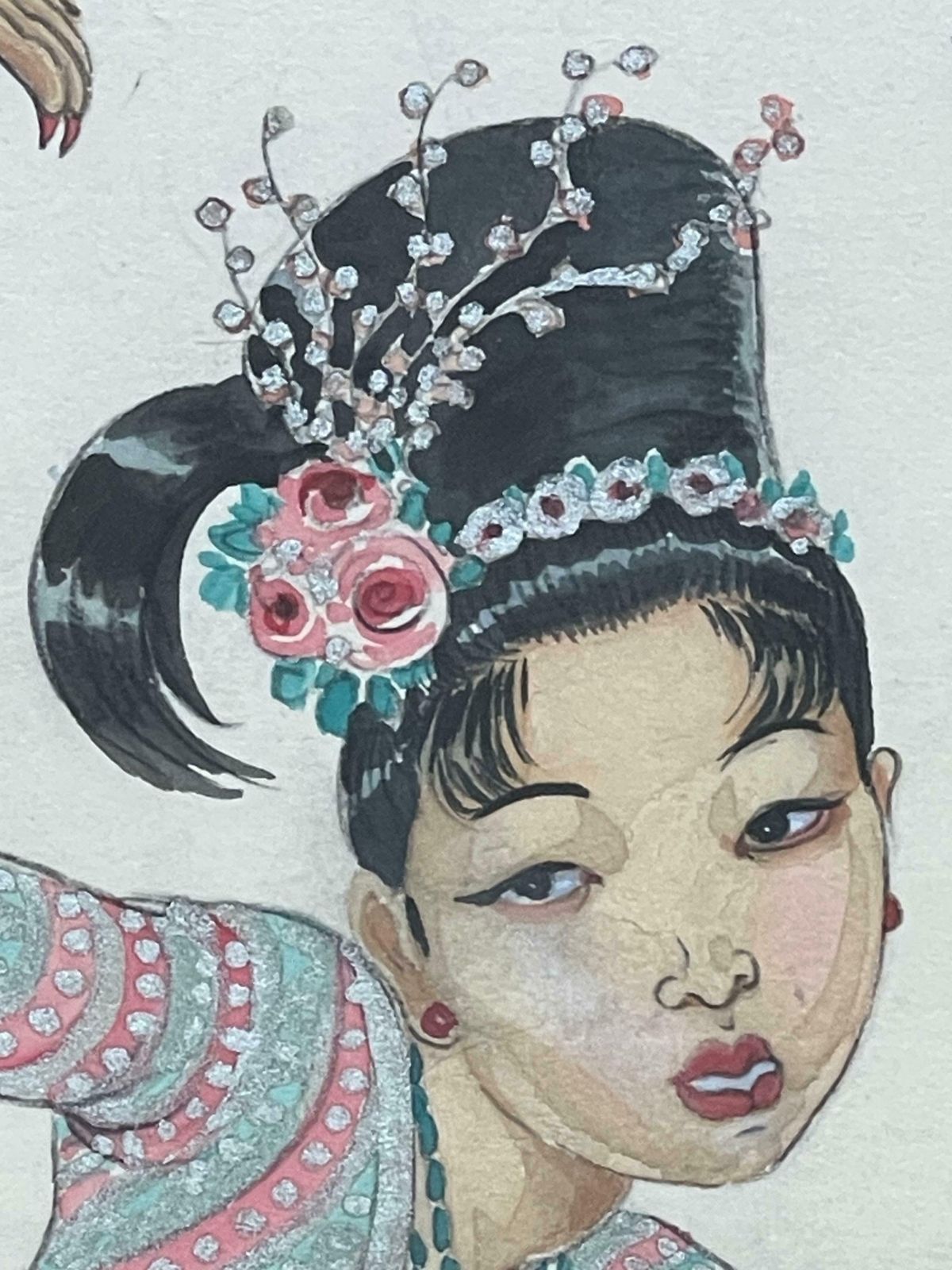 Gouache Of A Burmese Dancer, Léa Lafugie (1890 1972) photo Art