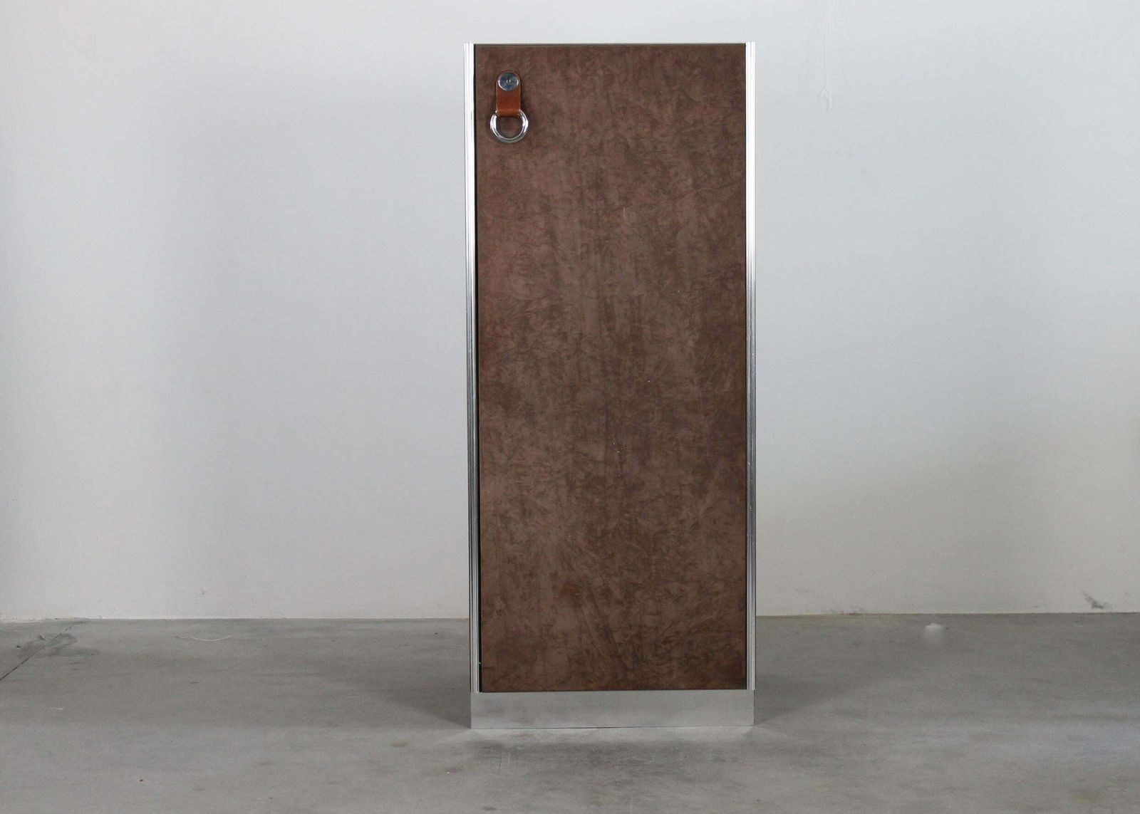 Guido Faleschini Set Of Two Brown Suede Wardrobes By I4mariani 1960s Italy photo Furniture