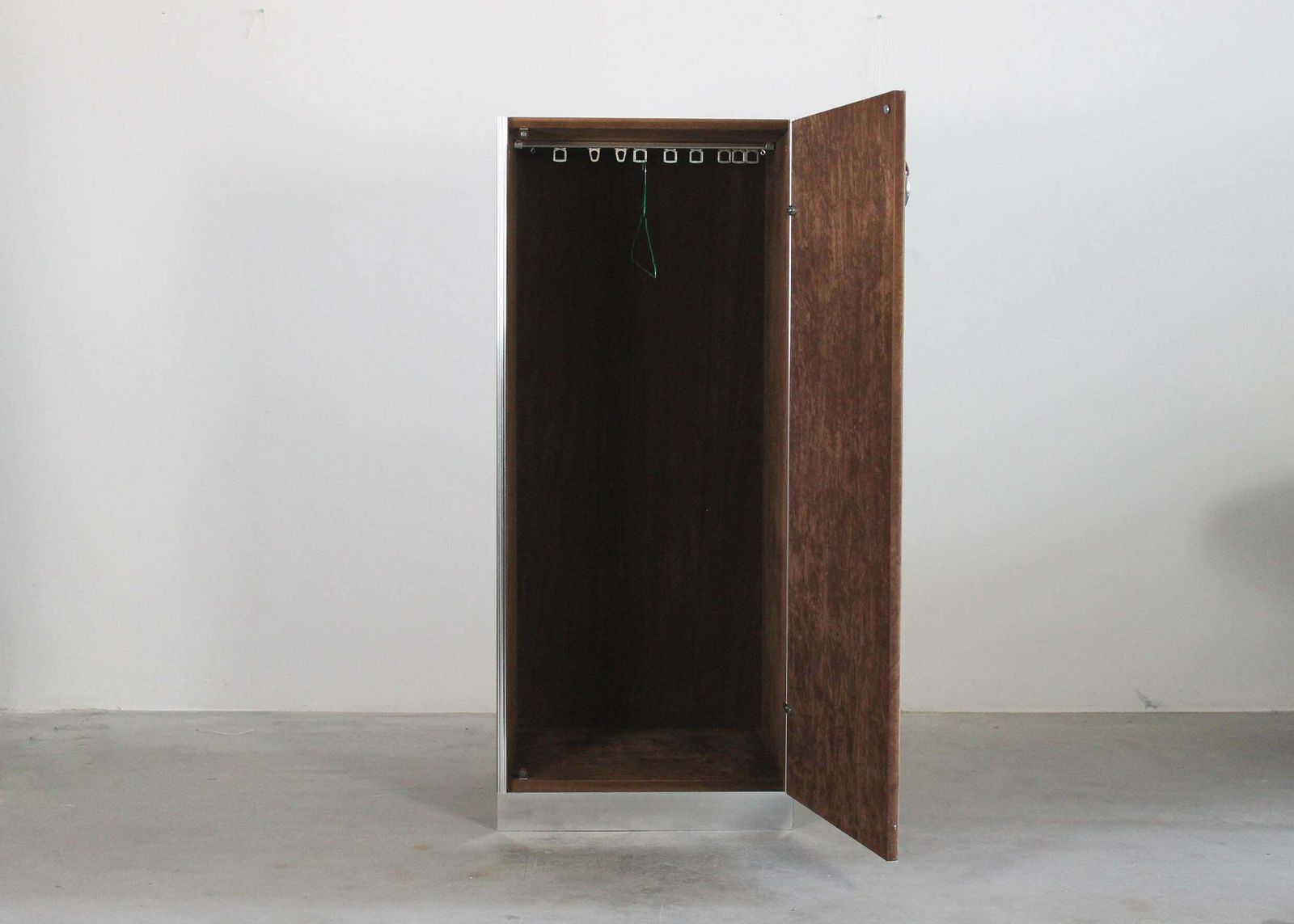 Guido Faleschini Set Of Two Brown Suede Wardrobes By I4mariani 1960s Italy photo 1200.0
