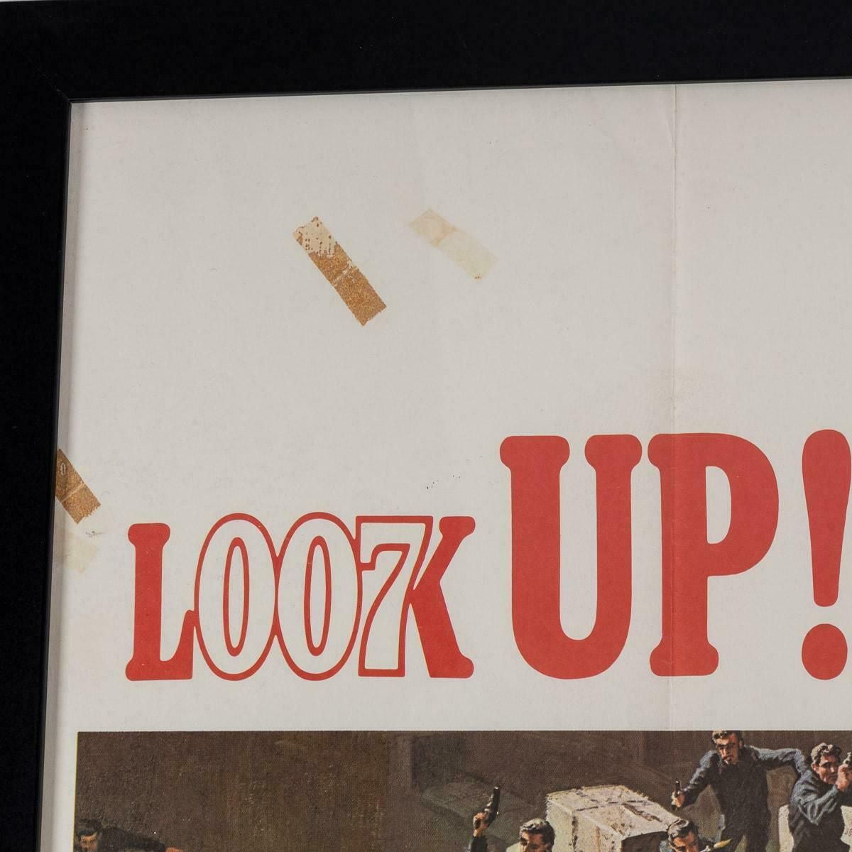 Original U.S James Bond 007 'Thunderball' Poster C.1965 photo furniture