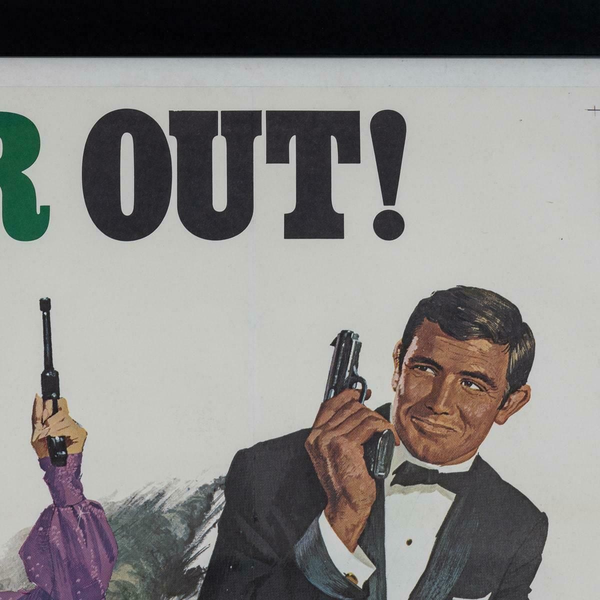 U.S Release James Bond 007 'On Her Majesty's Secret Service' Poster C.1969 photo Art