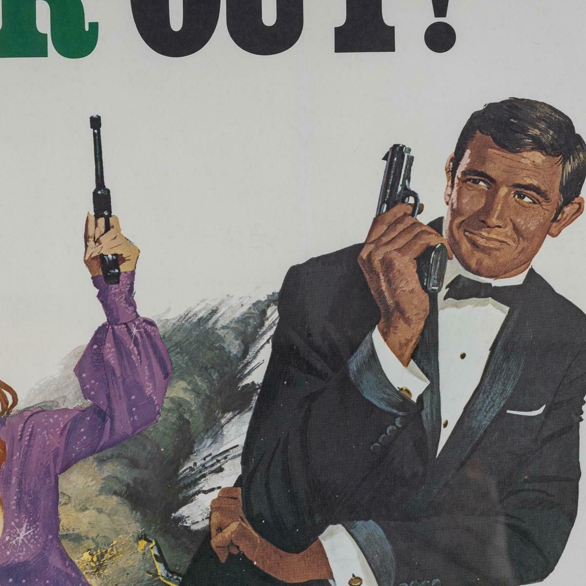 U.S Release James Bond 007 'On Her Majesty's Secret Service' Poster C.1969 photo vinterior