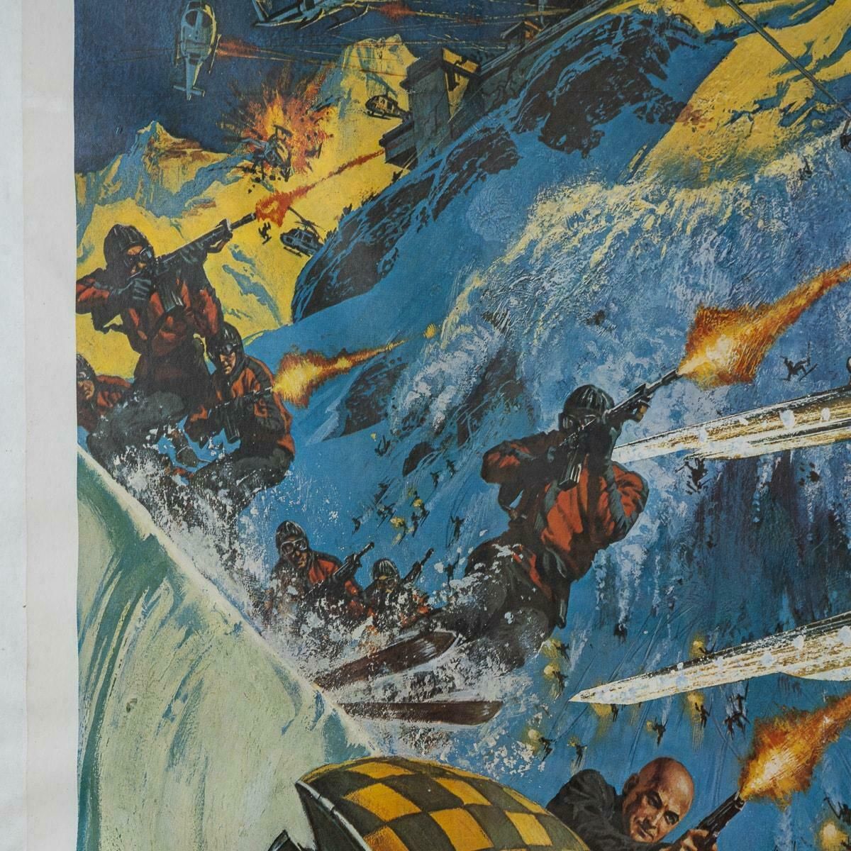 photo vintage U.S Release James Bond 007 'On Her Majesty's Secret Service' Poster C.1969