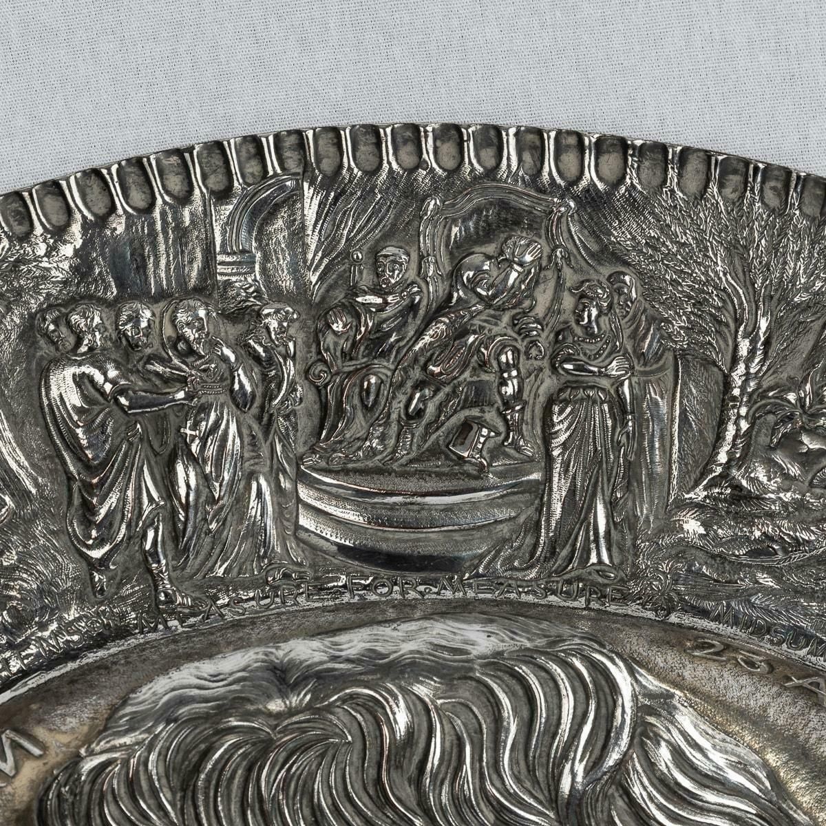 19th Century Victorian Silver Plated Shakespeare Charger, Elkington C.1850 photo Art