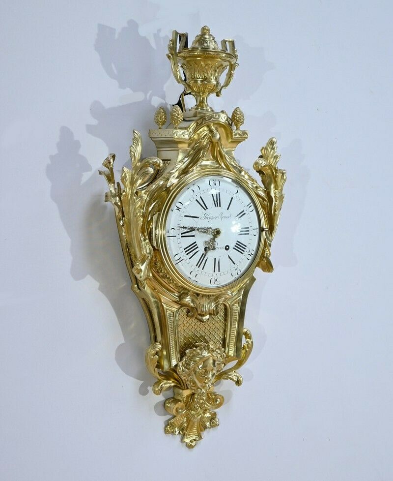 Important Wall Cartel In Gilt Bronze, Maison Prosper Roussel – Mid 19th Century photo for sale