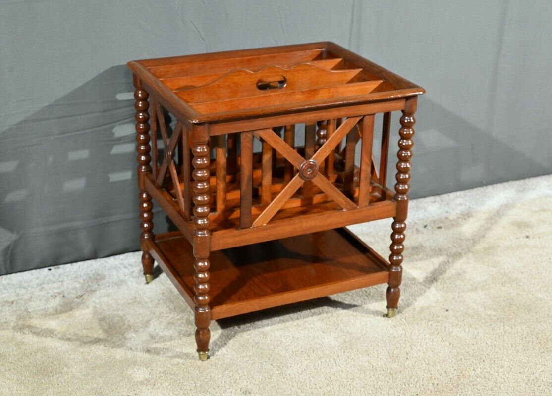 Mahogany Magazine Rack, Louis Philippe Period – Mid 19th Century photo furniture