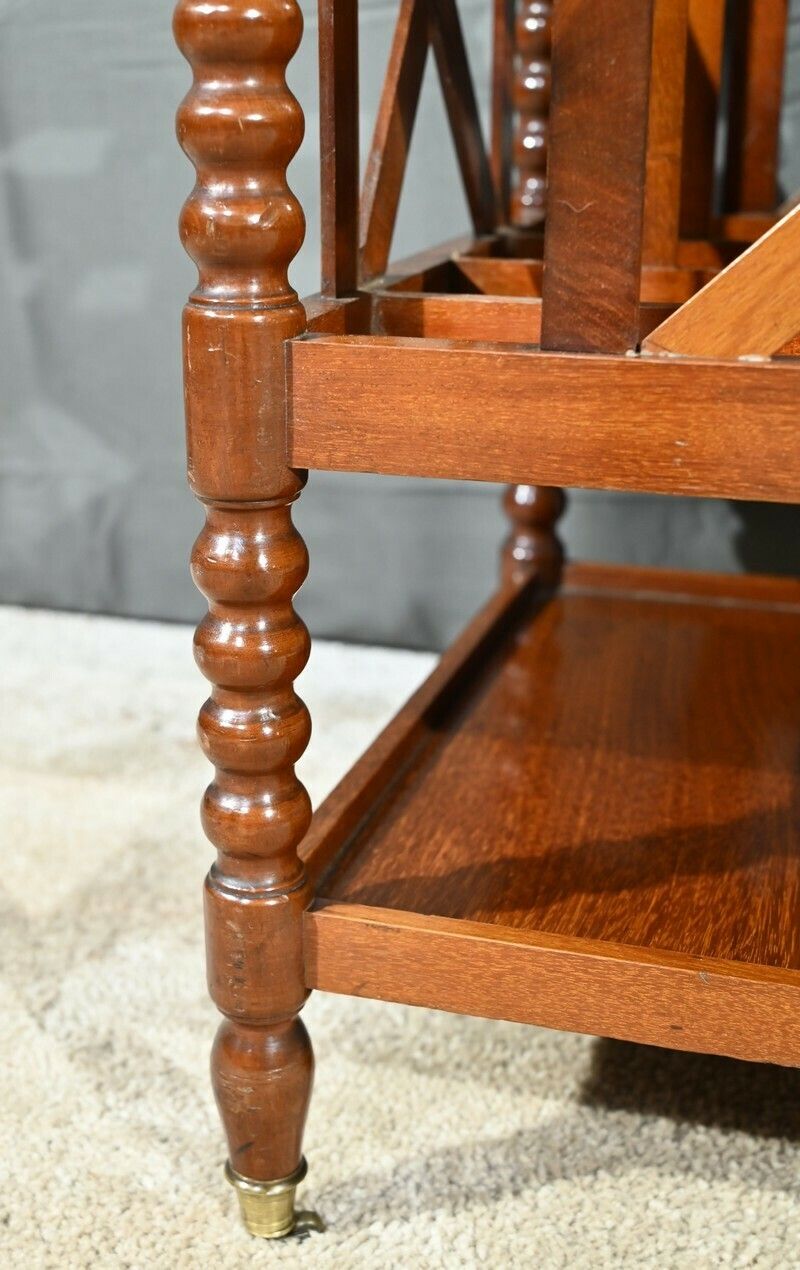 Home Decor Mahogany Magazine Rack, Louis Philippe Period – Mid 19th Century photo