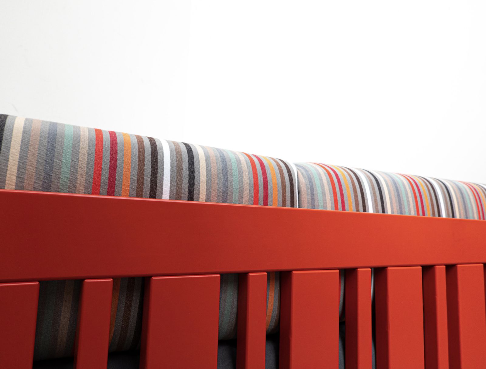 Mid Century Orange “Califfo” Sofa By Ettore Sottsass, Poltronova, Italy, 1960s photo for sale