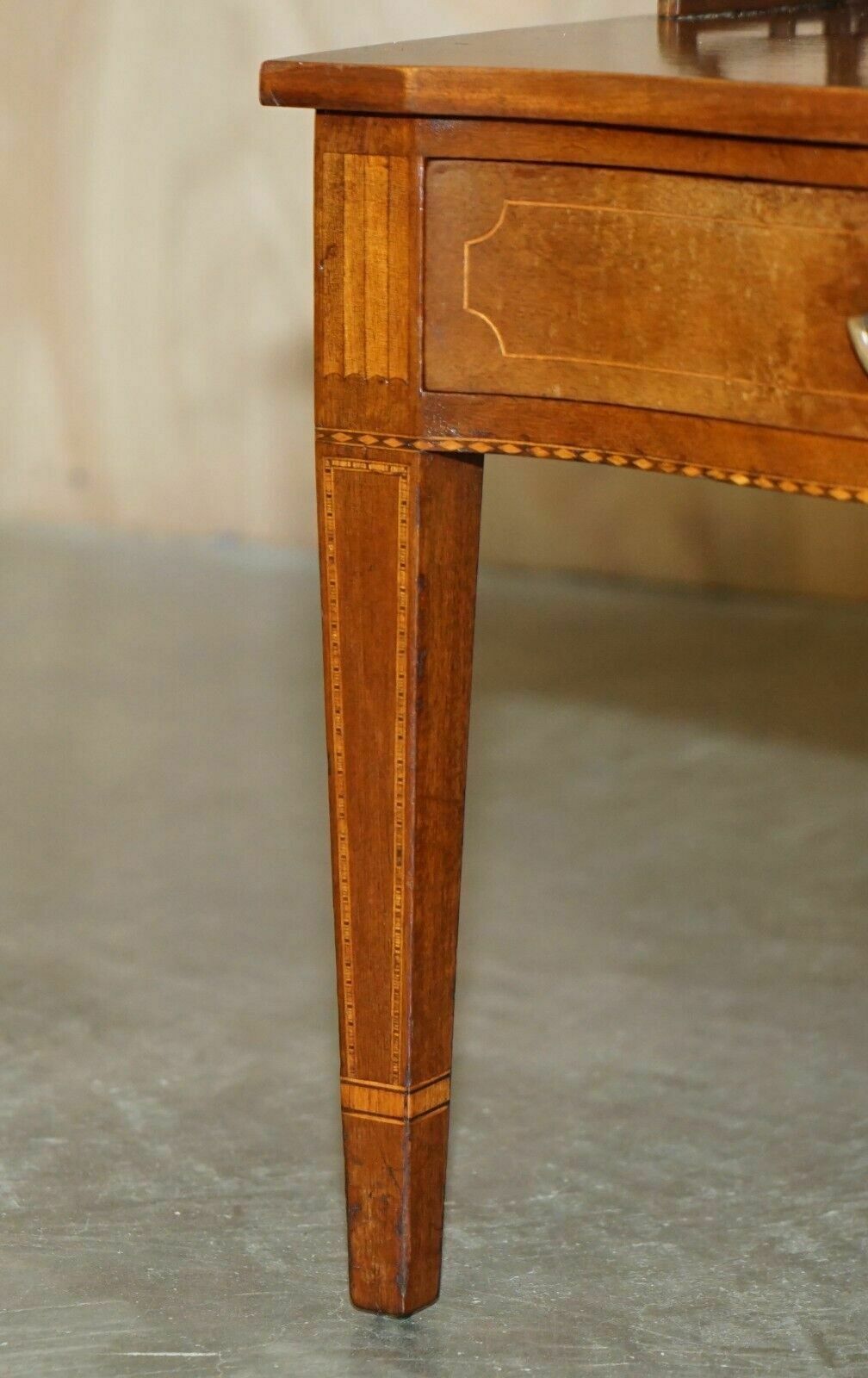 Pair Of Walnut Fret Work Carved Thomas Chippendale Sheraton Revival Side Tables photo buy
