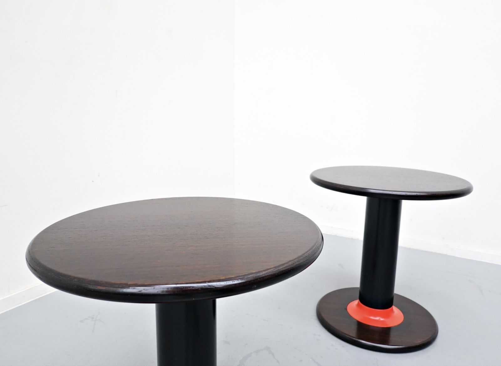Ettore Sottsass “Rocchetto” Italian Side Tables For Poltronova, 1964 photo furniture