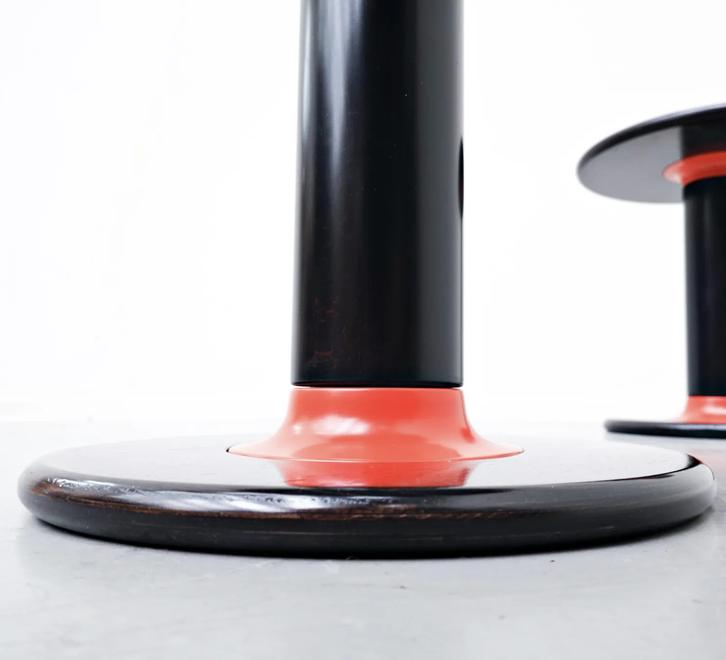 photo for sale Ettore Sottsass “Rocchetto” Italian Side Tables For Poltronova, 1964