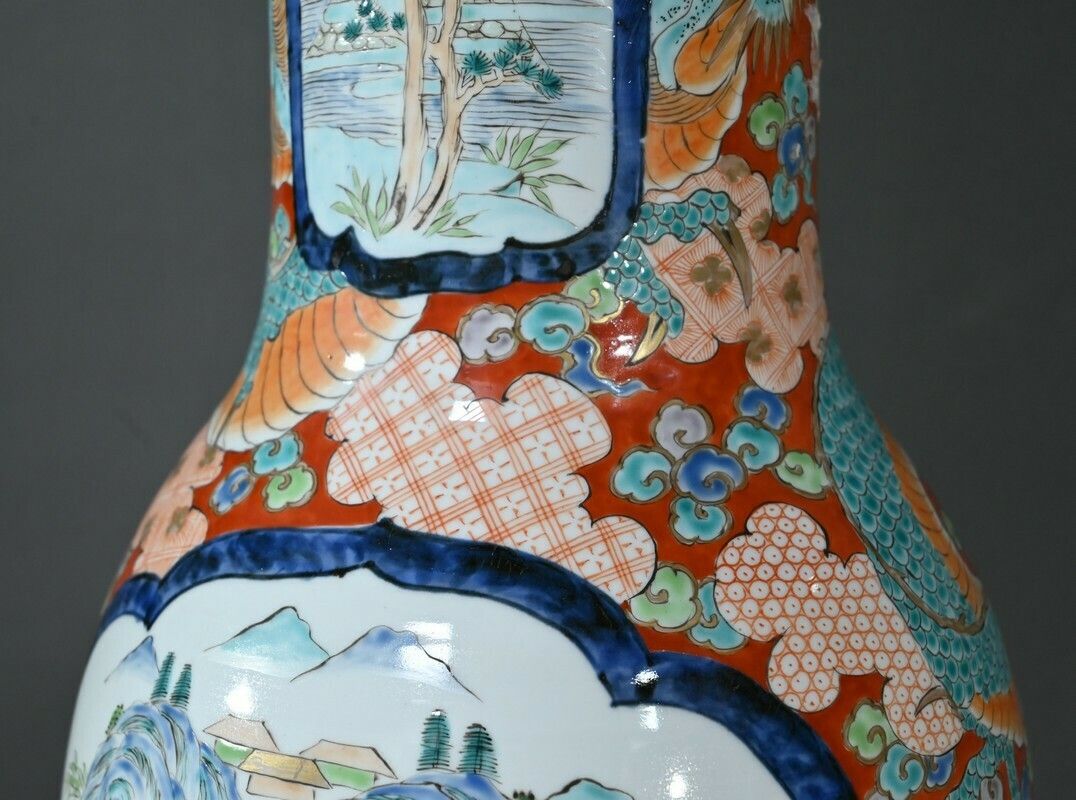 1400.0 Important Arita Vase, Meiji Era, Japan – Late 19th Century photo
