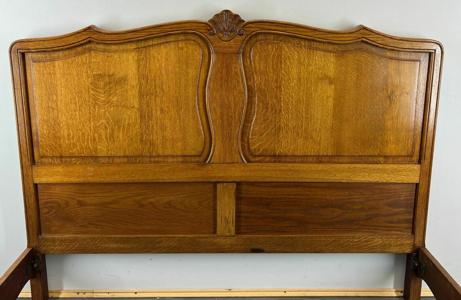 Louis XV Style Vintage French Oak Double Bed (Lot 2967) photo buy
