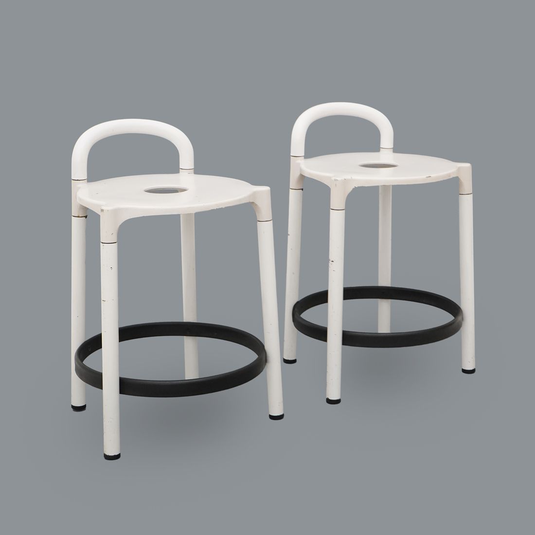Pair Of Stools By Anna Castelli Ferrieri For Kartell, 1980s