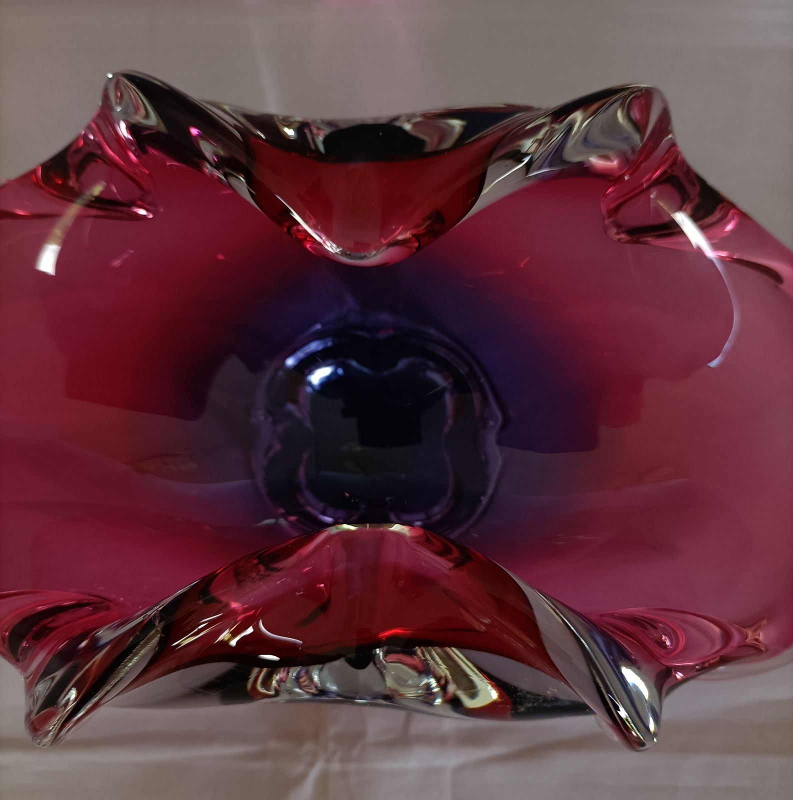 "Dali" Moustache Glass Centre Piece From Czechoslovakia, Designsd By Josef Hospodka photo furniture